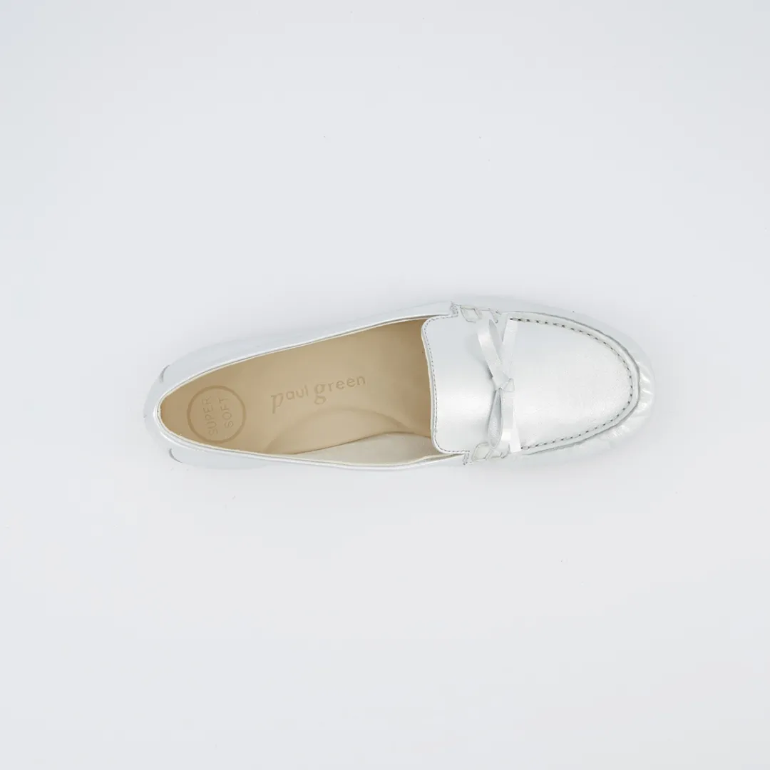 Paul Green Slipper Silver, metallic Best