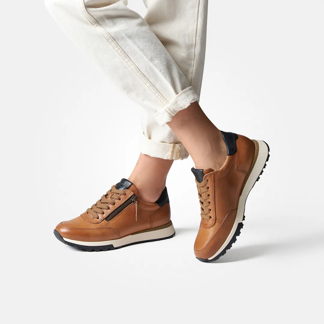 Paul Green Sneaker mit Wechselfußbett Brown Sale