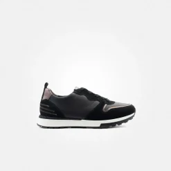 Paul Green Sneaker with removable footbed Black New