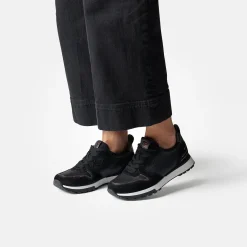 Paul Green Sneaker with removable footbed Black New