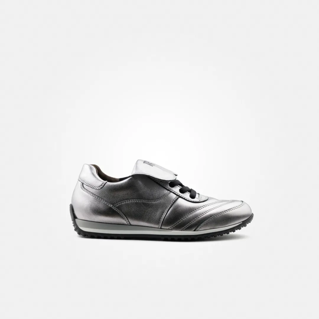 Paul Green Sneaker with removable footbed Silver Hot
