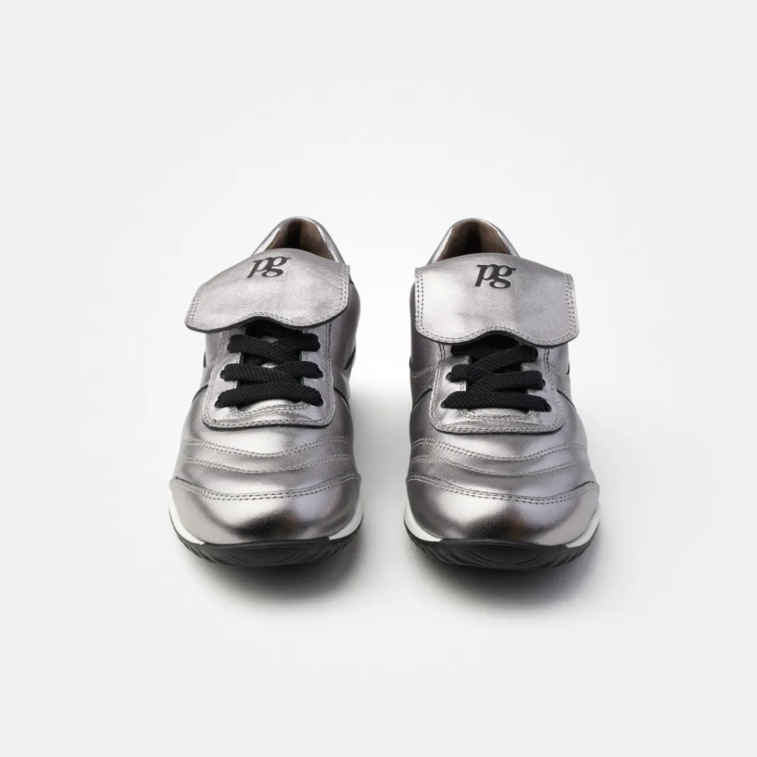 Paul Green Sneaker with removable footbed Silver Hot