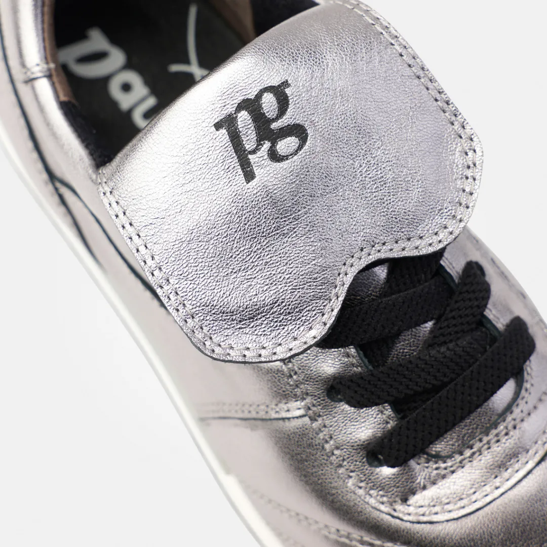 Paul Green Sneaker with removable footbed Silver Hot