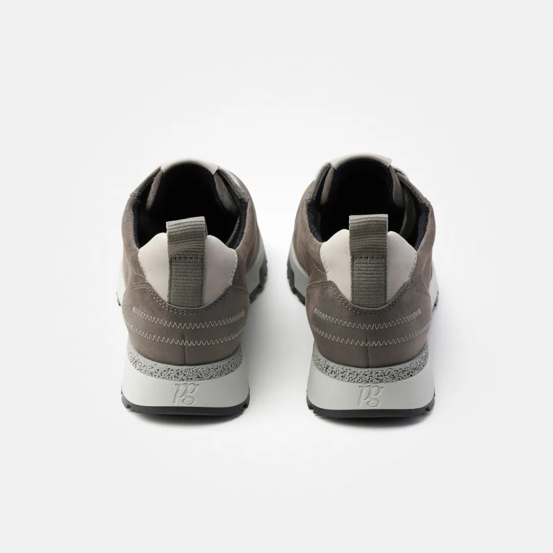 Paul Green Sneaker with removable footbed Gray, metallic