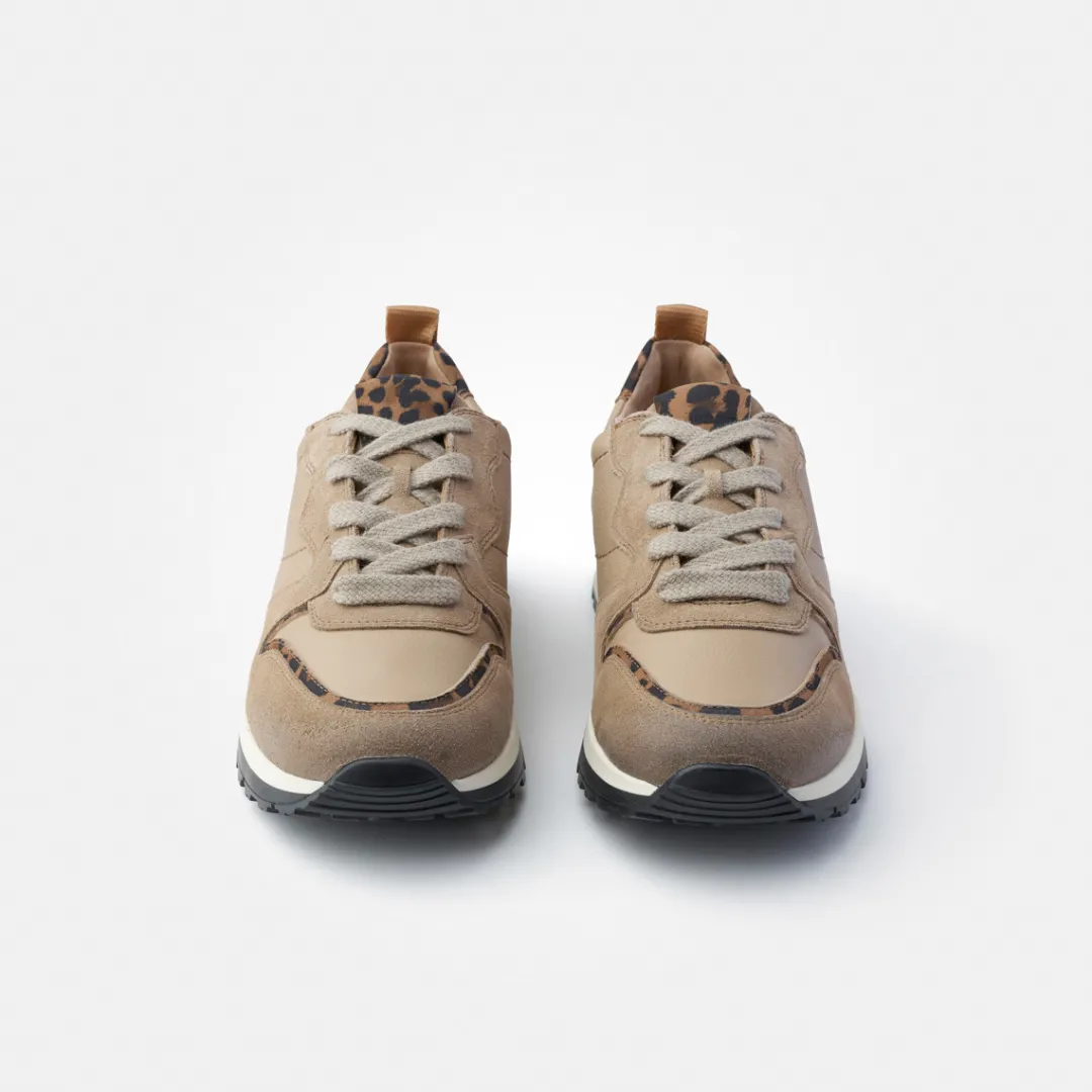 Paul Green Sneaker with removable footbed Beige