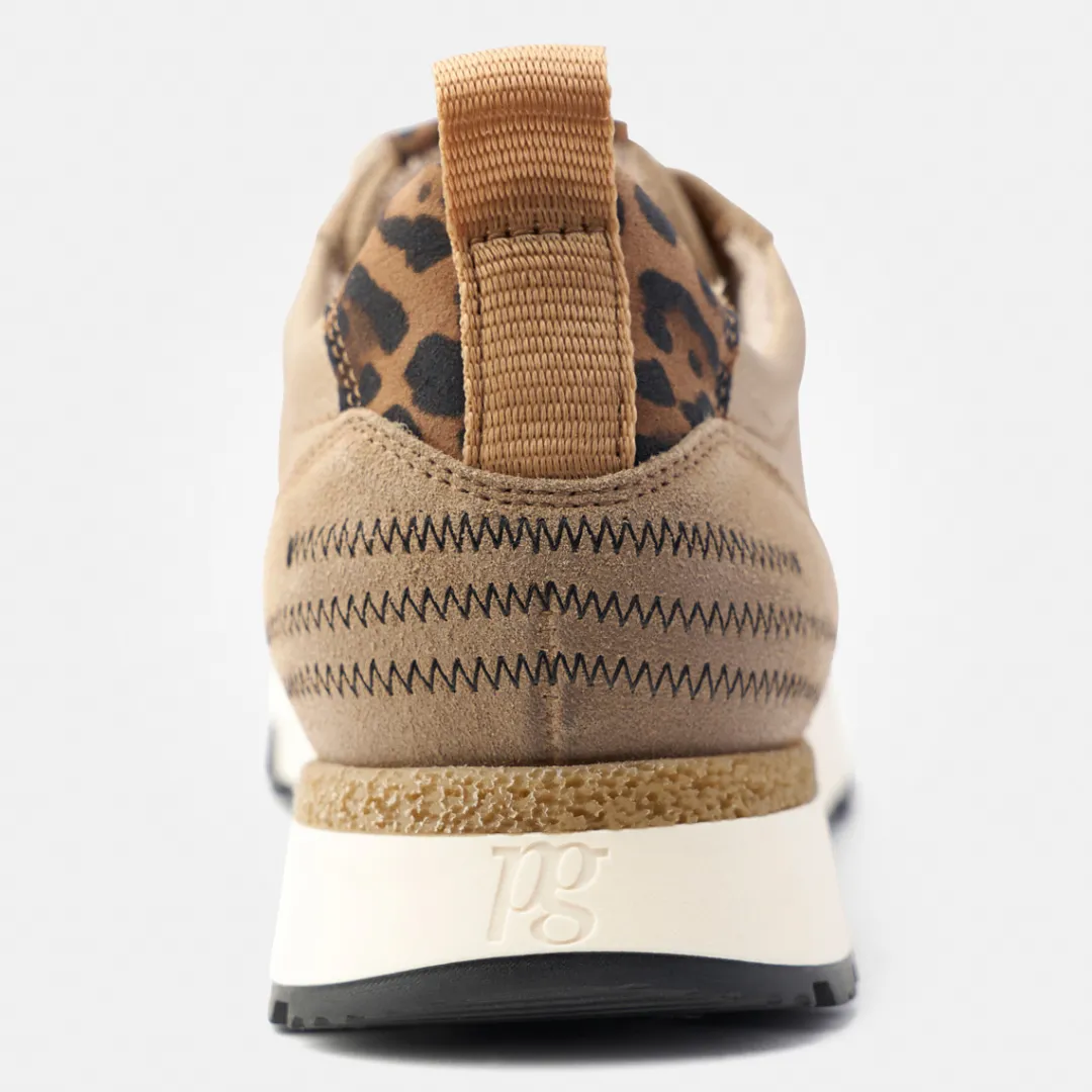 Paul Green Sneaker with removable footbed Beige