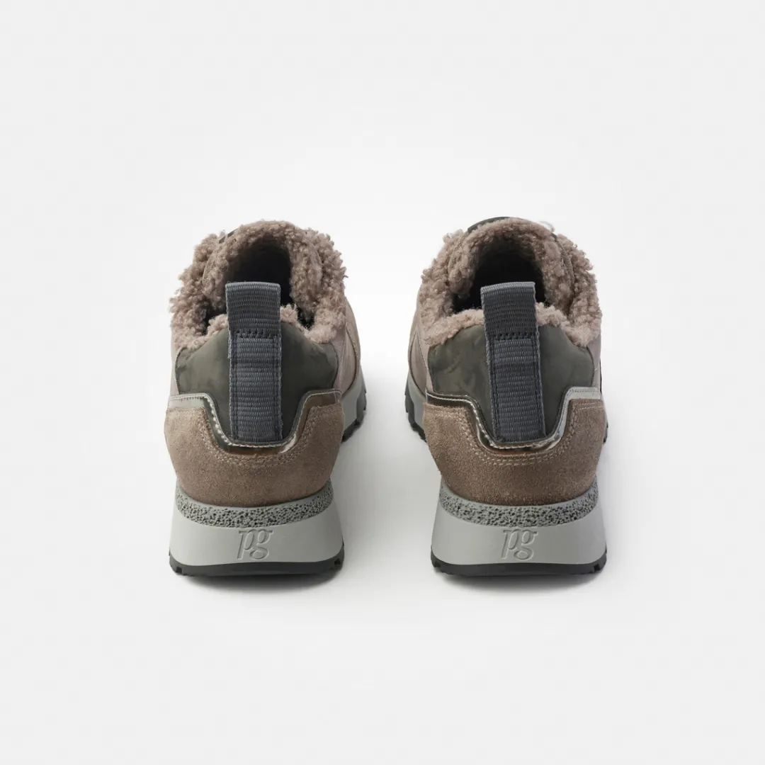 Paul Green Sneaker with removable footbed Gray Best