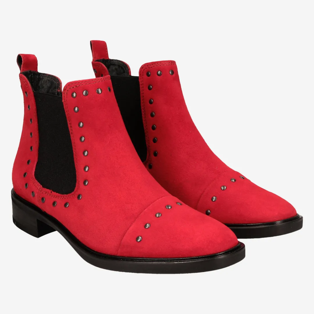 Paul Green Stylish Chelsea boots Red Clearance