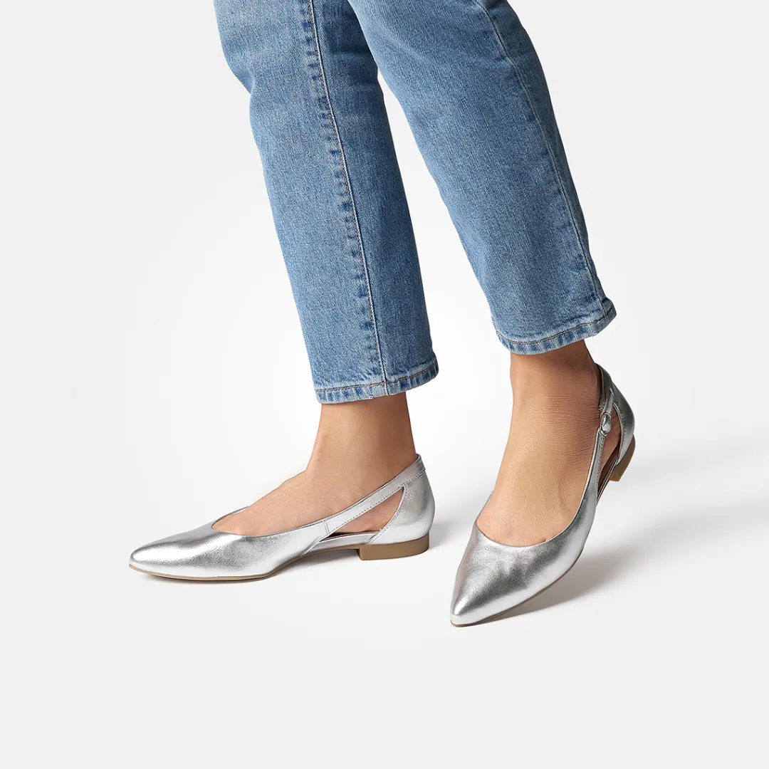 Paul Green SUPER SOFT ballerina Silver