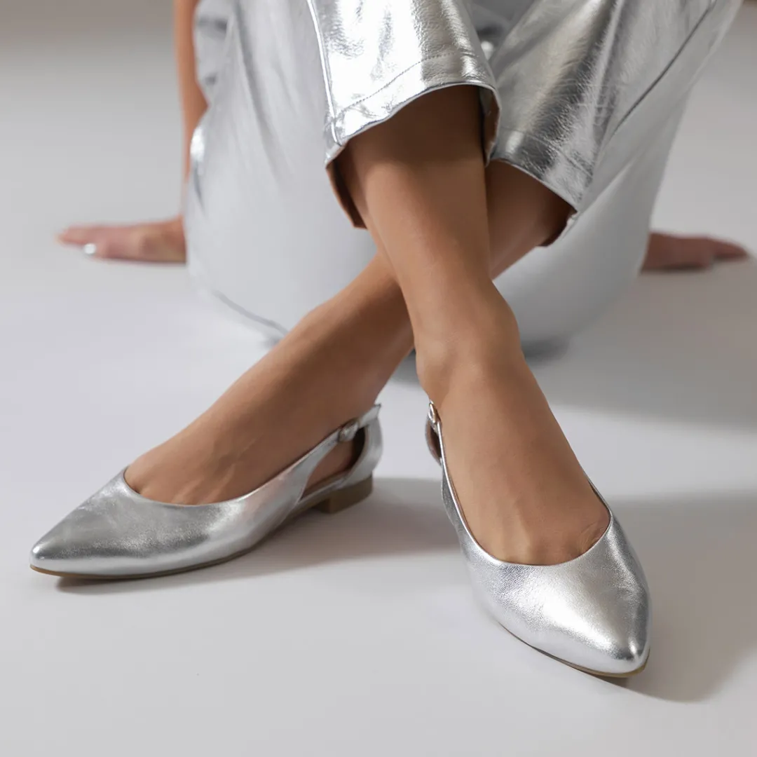 Paul Green SUPER SOFT ballerina Silver