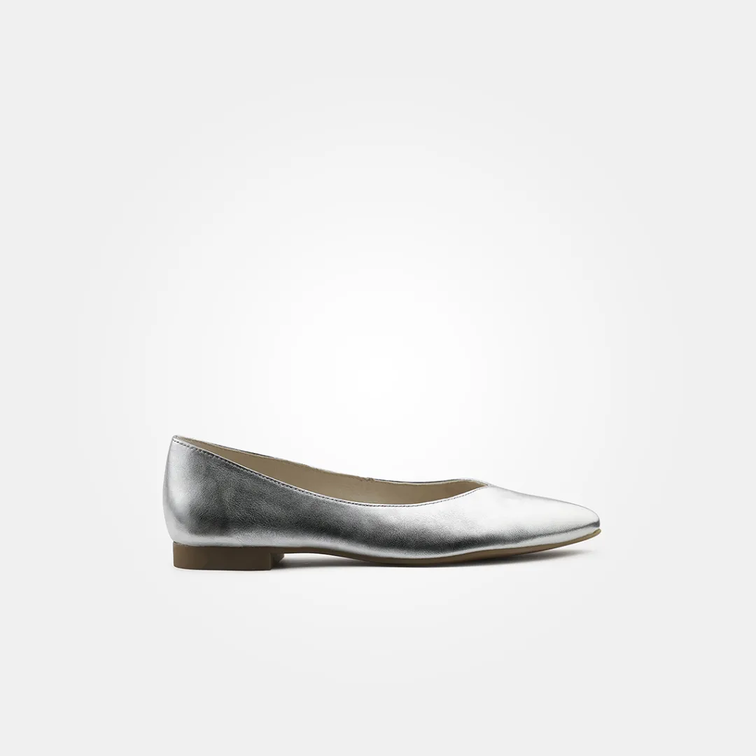 Paul Green SUPER SOFT ballerina Silver Clearance
