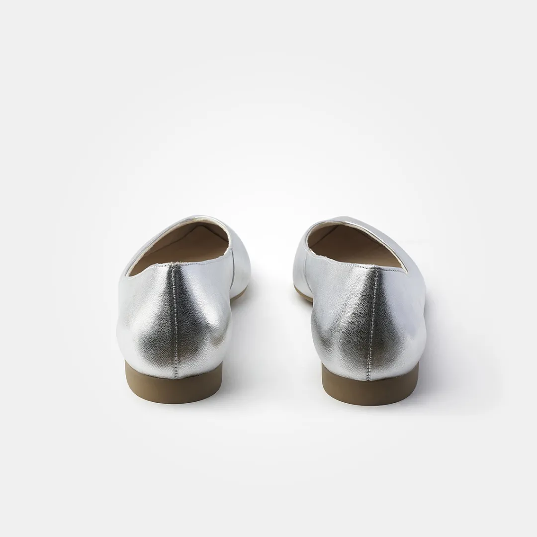 Paul Green SUPER SOFT ballerina Silver Clearance