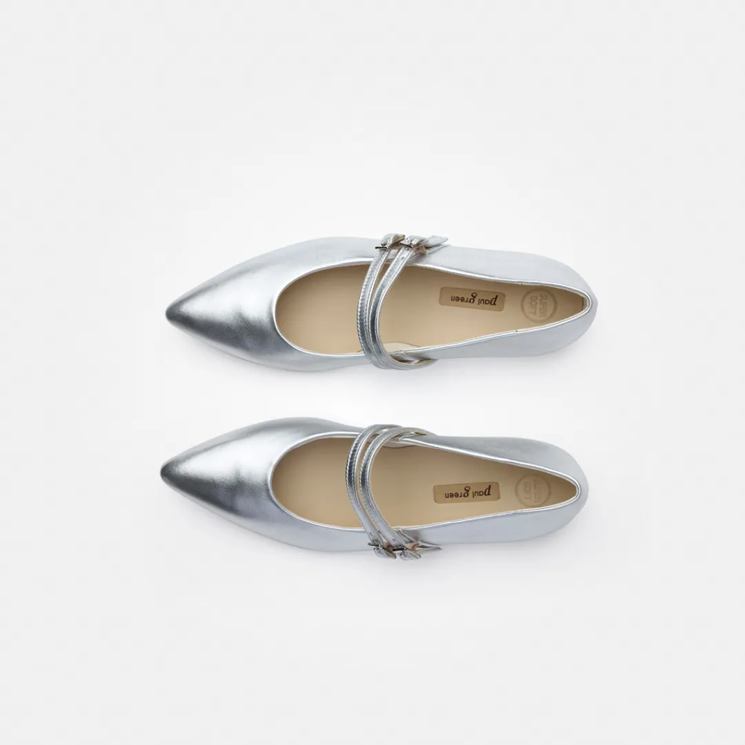 Paul Green SUPER SOFT Ballerina Silver Best
