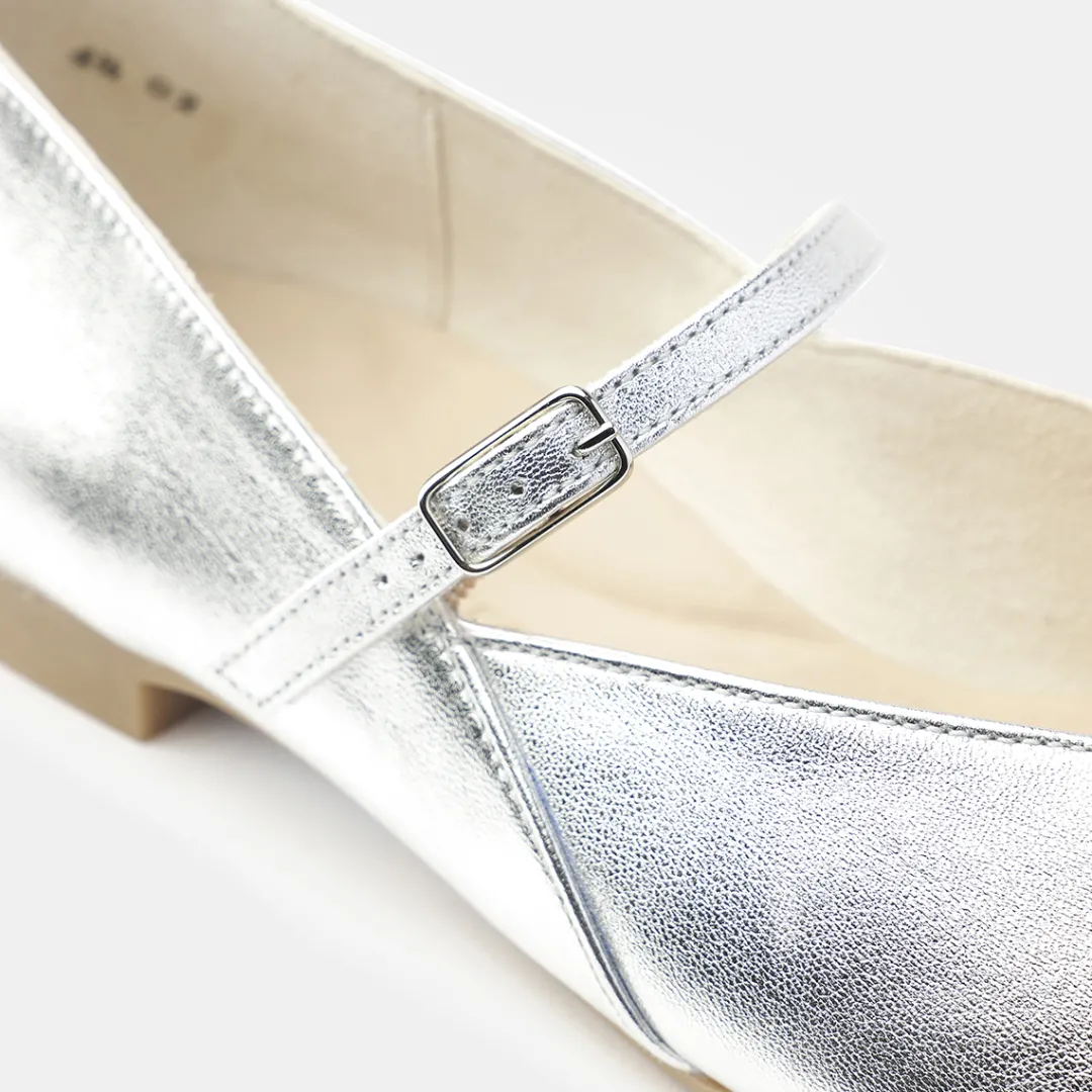 Paul Green SUPER SOFT ballerina Silver