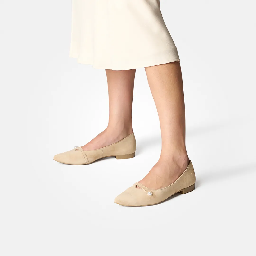 Paul Green SUPER SOFT ballerina Beige Clearance