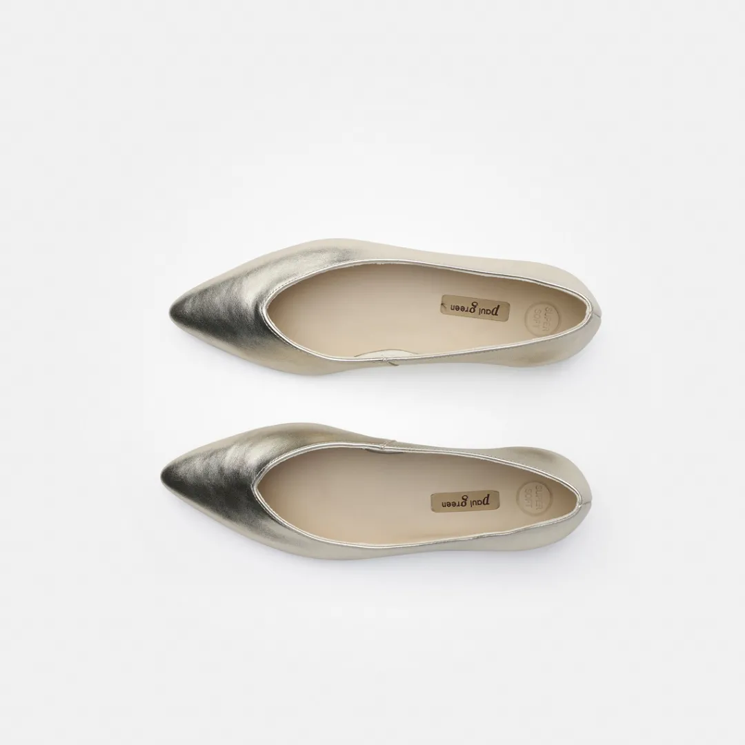 Paul Green SUPER SOFT ballerina Gold Hot