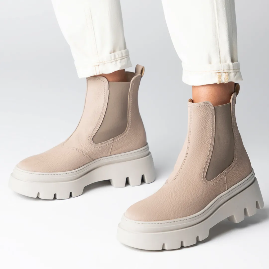 Paul Green SUPER SOFT Chelsea boots Beige Discount