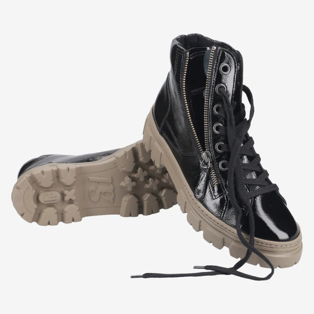Paul Green SUPER SOFT Hightop Pauls Black Clearance