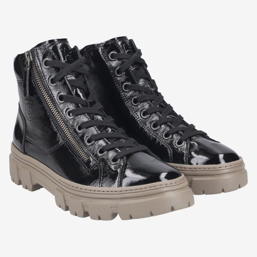 Paul Green SUPER SOFT Hightop Pauls Black Clearance