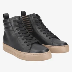 Paul Green SUPER SOFT Hightop Pauls with Exchangeable Footbed Black Best