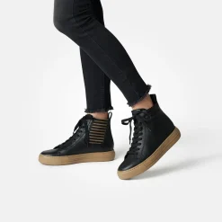 Paul Green SUPER SOFT Hightop Pauls with Exchangeable Footbed Black Best