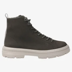 Paul Green SUPER SOFT lace up ankle boot with warm lining Gray Outlet