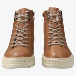 Paul Green SUPER SOFT lace up ankle boot with warm lining Brown Outlet