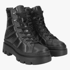 Paul Green SUPER SOFT lace-up bootie with RELAX-WEITE Black Hot