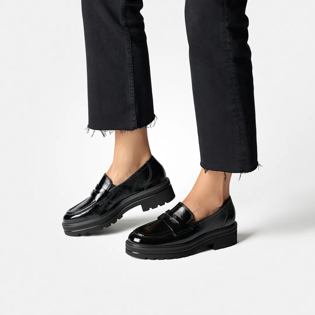 Paul Green SUPER SOFT Loafer Black New