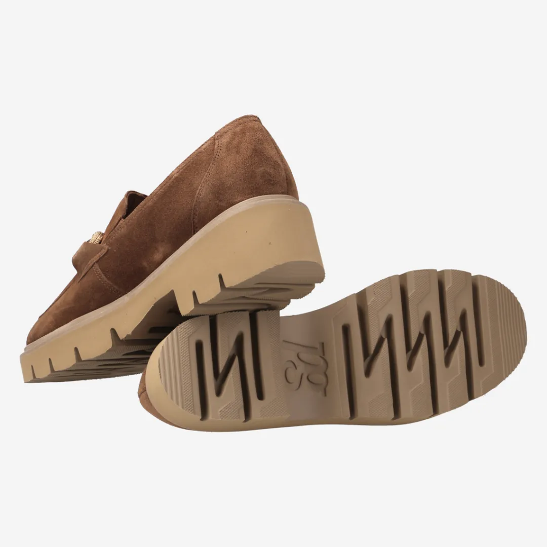 Paul Green SUPER SOFT loafer with exchangeable footbed Brown Online