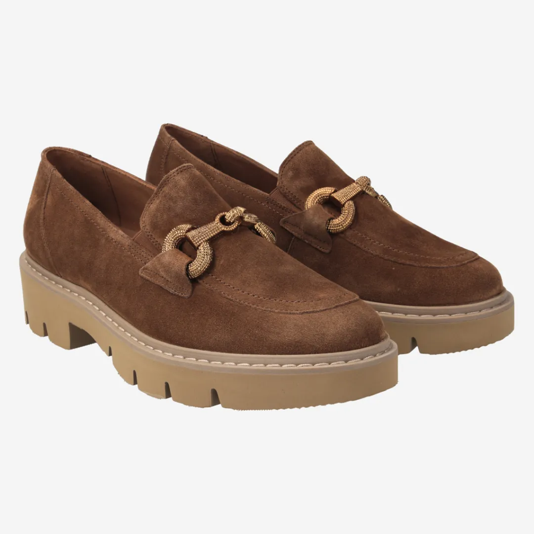 Paul Green SUPER SOFT loafer with exchangeable footbed Brown Online