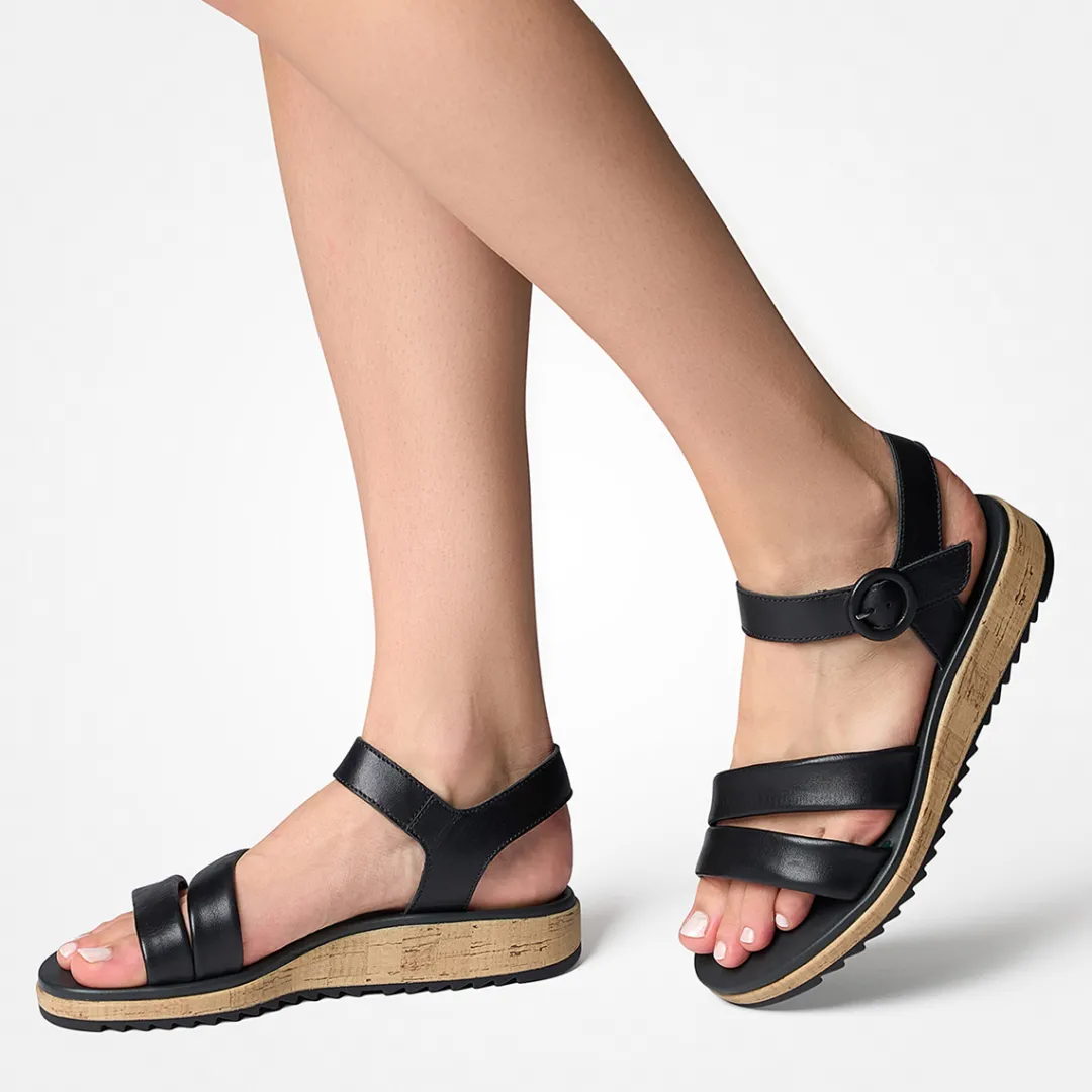 Paul Green SUPER SOFT sandal Black New
