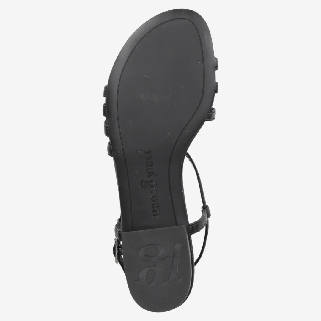 Paul Green SUPER SOFT sandal Black Clearance