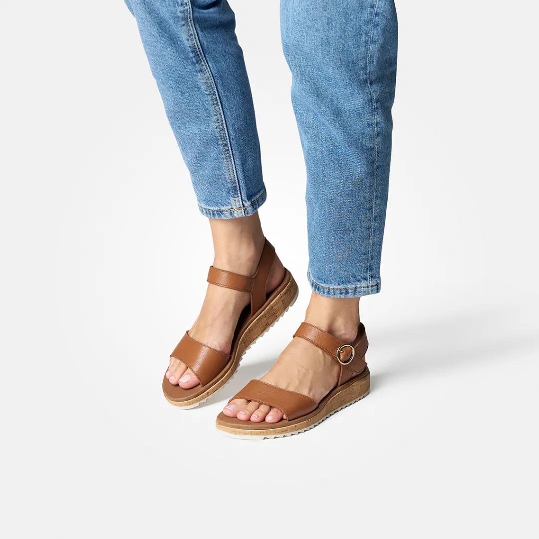 Paul Green SUPER SOFT sandal Brown Best