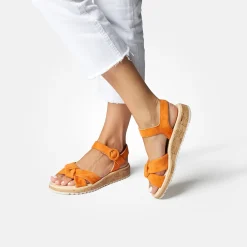 Paul Green SUPER SOFT sandal Papaya/ Orange Discount