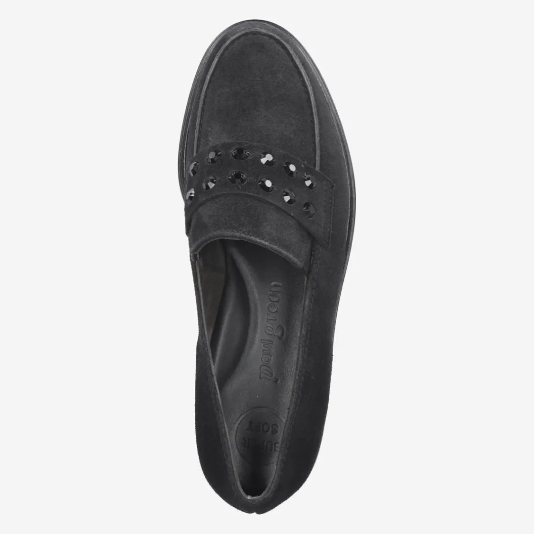 Paul Green SUPER SOFT Slipper Black New