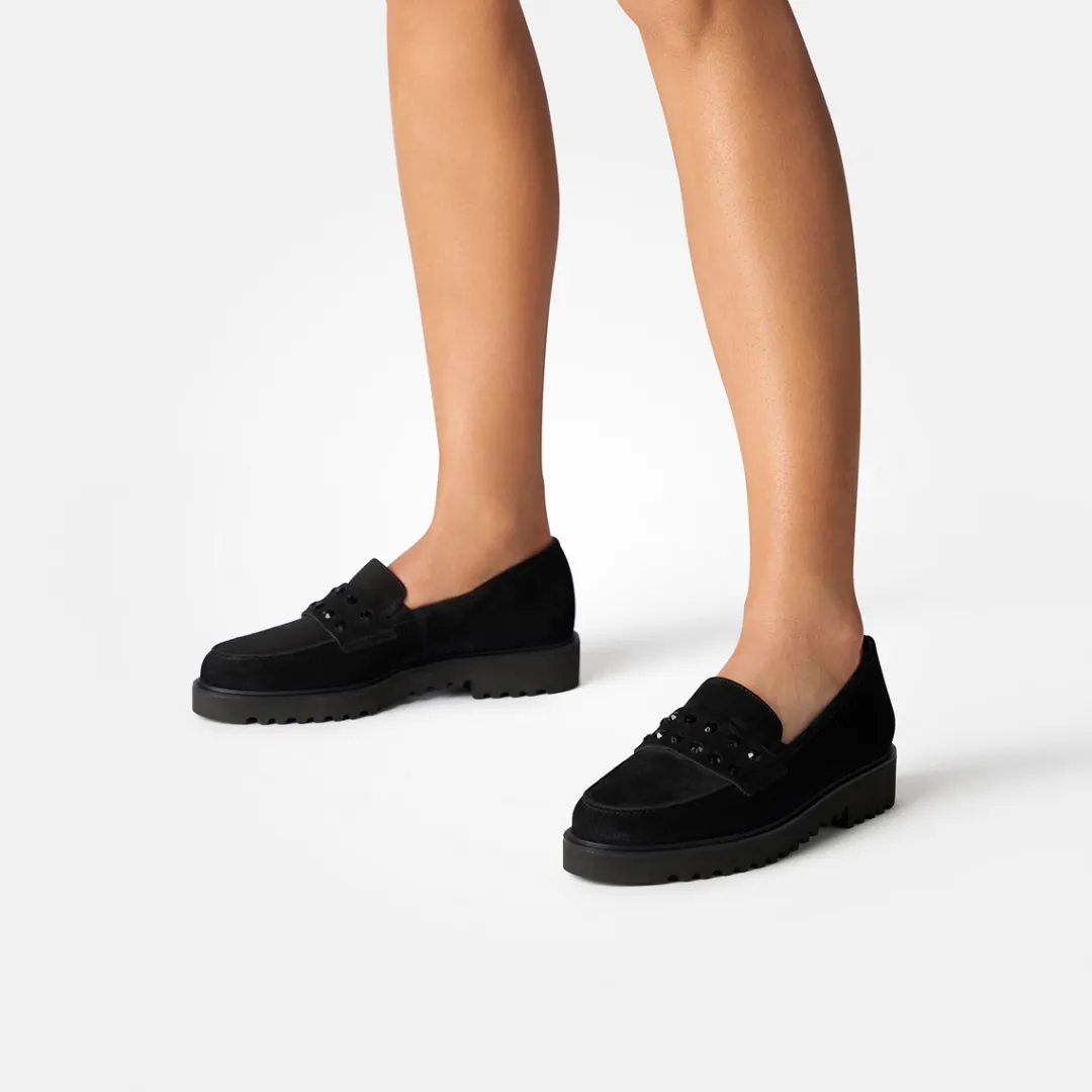 Paul Green SUPER SOFT Slipper Black New