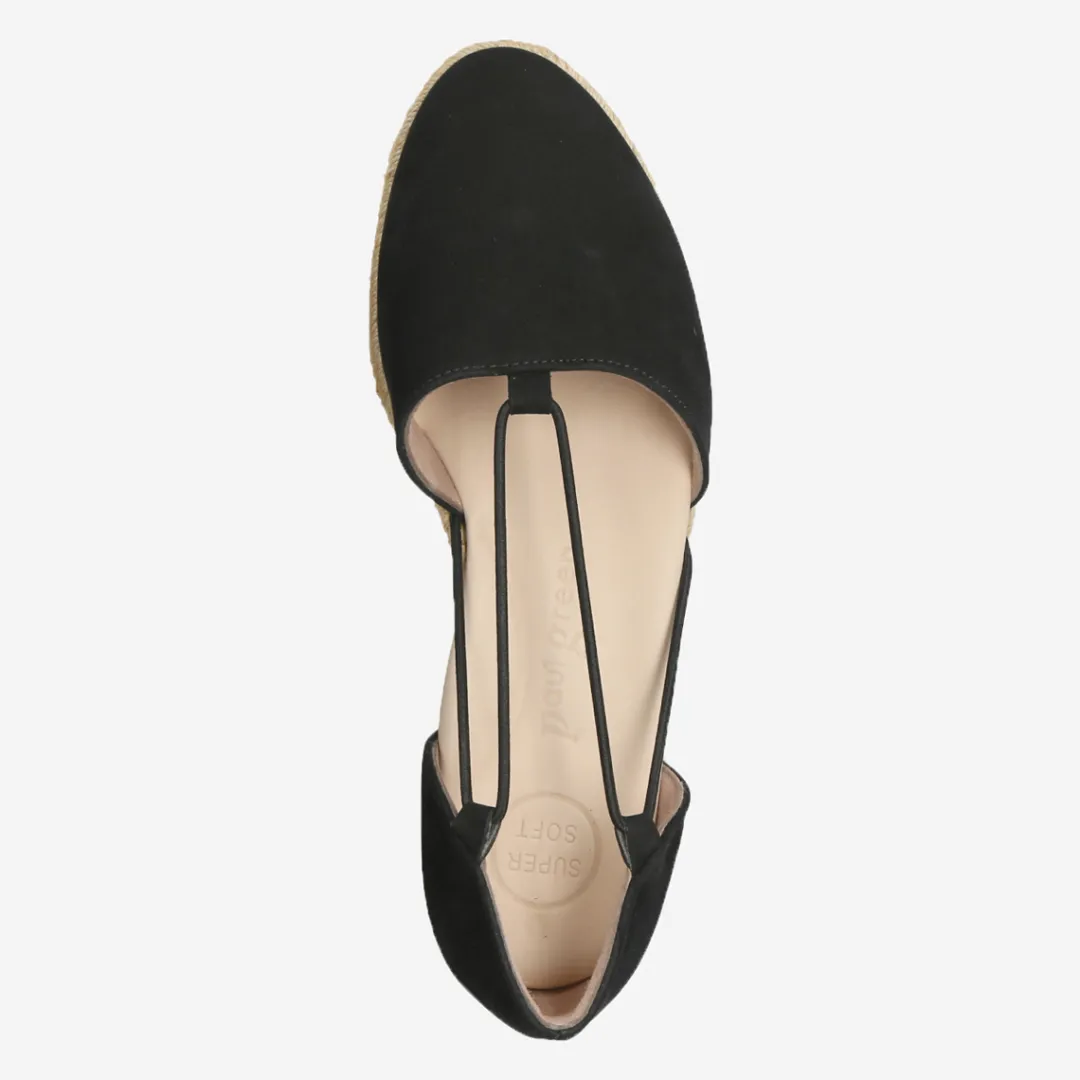 Paul Green SUPER SOFT Slipper Black Outlet