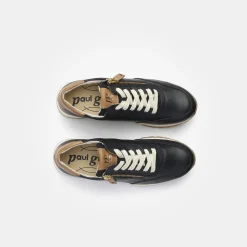Paul Green SUPER SOFT sneaker with removable footbed Black Clearance