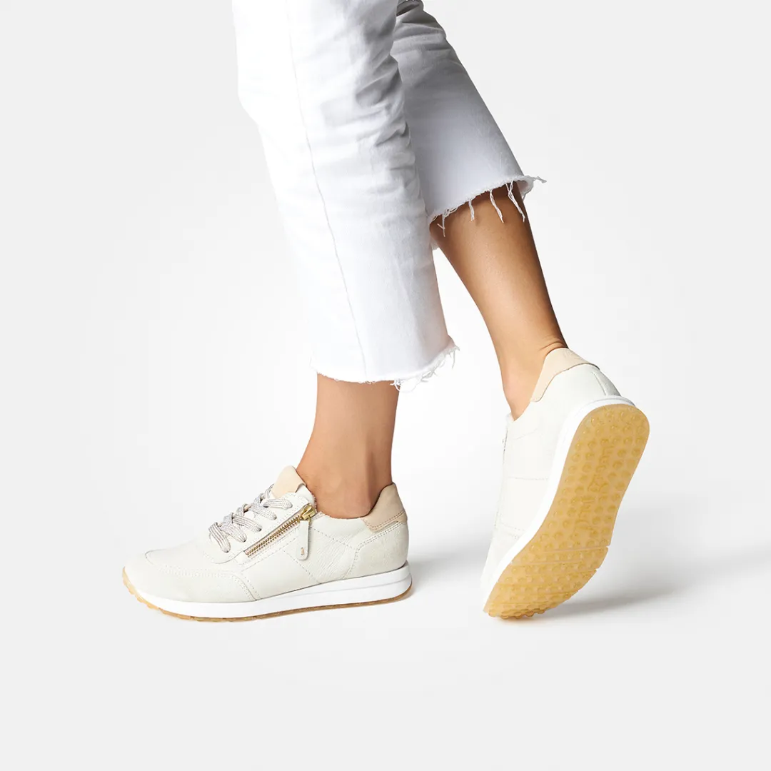 Paul Green SUPER SOFT sneaker with RELAX-WEITE White/ Offwhite / Beige Online