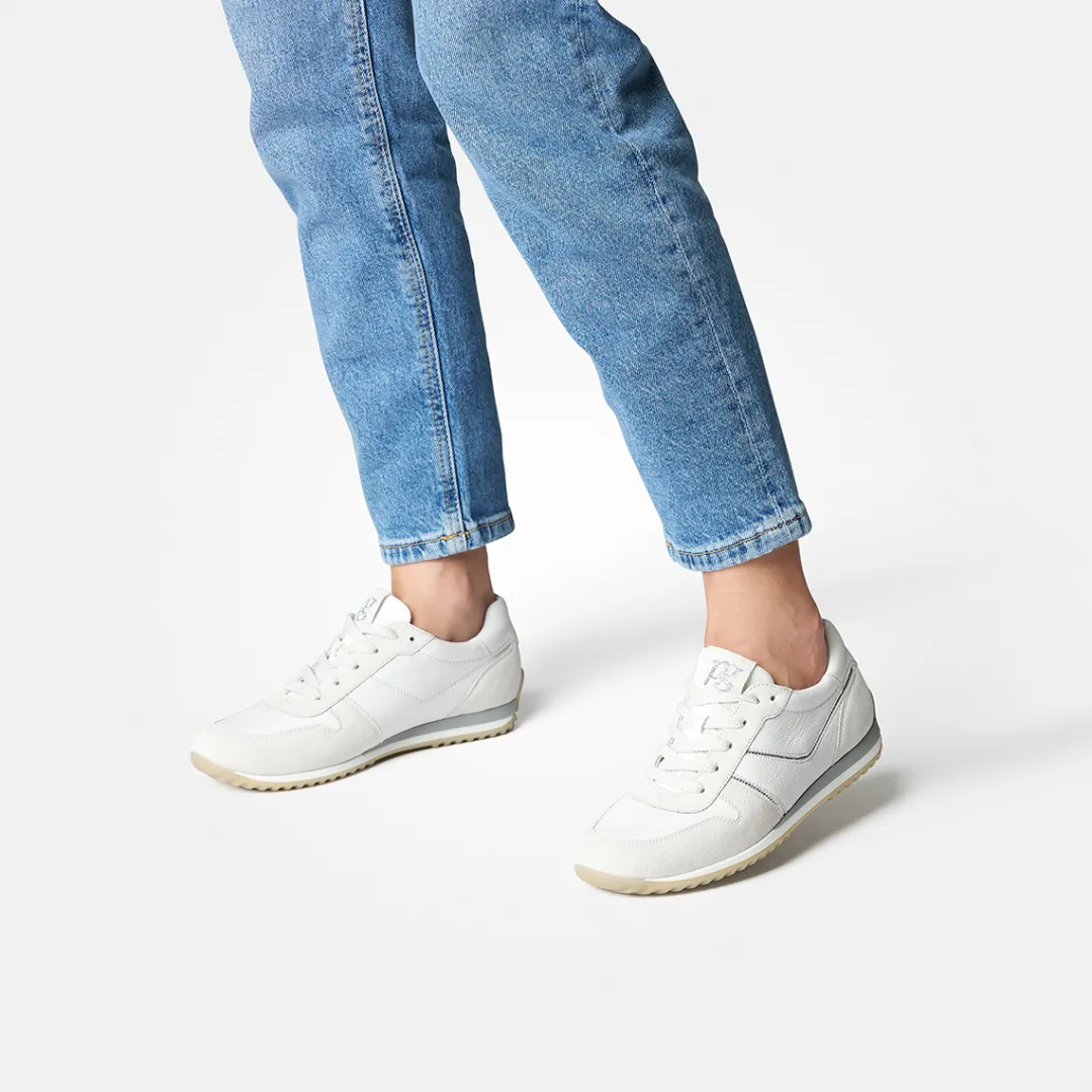 Paul Green SUPER SOFT sneaker with removable footbed White Clearance
