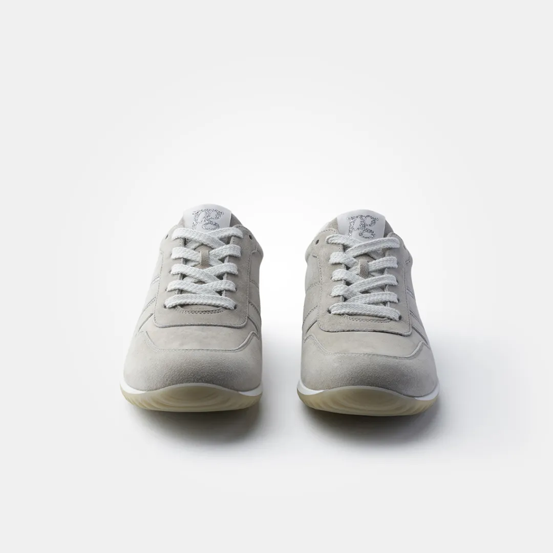 Paul Green SUPER SOFT sneaker with removable footbed Gray / Offwhite Clearance