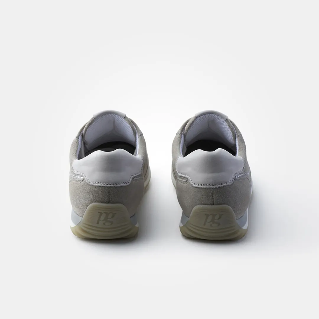 Paul Green SUPER SOFT sneaker with removable footbed Gray / Offwhite Clearance