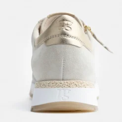Paul Green SUPER SOFT sneaker with removable footbed Beige Outlet
