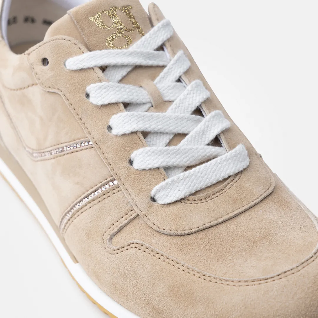 Paul Green SUPER SOFT sneaker with removable footbed Beige Clearance