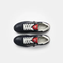 Paul Green SUPER SOFT sneaker with removable footbed Blue Clearance